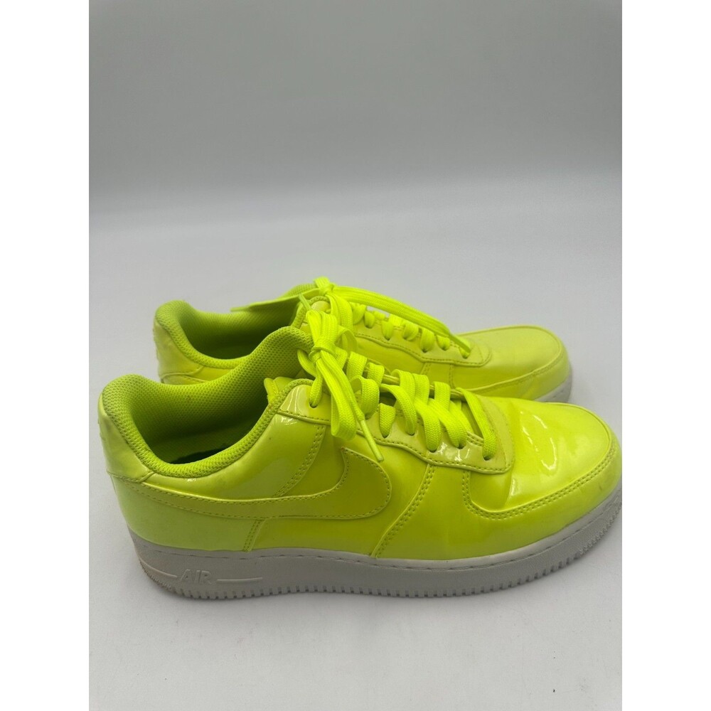 Nike Air Force 1 '07 LV8 VOLT UV AJ9505-700 Women's Sz 8.5 Sneakers Neon Yellow
